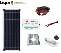 80 Watt Zonnepaneel Set Monokristal 1000x510 mm