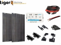 200 Watt Zonnepaneel Set Mono Full Black 1190x1080 mm