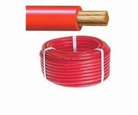 Accukabel 25 mm2. (per meter) Rood